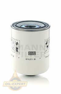 Mann-filter Фильтр гидравлический MANN-FILTER W 1374/9 - Картинка 1