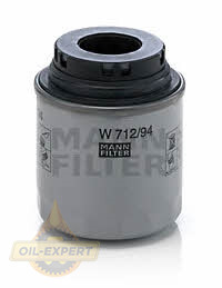 Mann-filter Фильтр масляный MANN-FILTER W 712/94 - Картинка 1