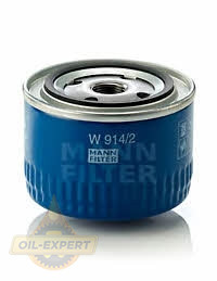 Mann-filter Фильтр масляный MANN-FILTER W 914/2 - Картинка 1
