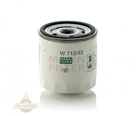 Mann-filter Фильтр масляный MANN-FILTER W 712/43 - Картинка 2
