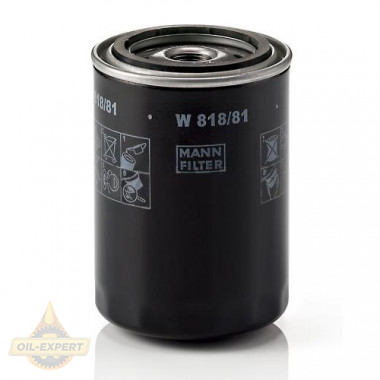 Mann-filter Фільтр масляний MANN-FILTER W 818/81 - Картинка 1