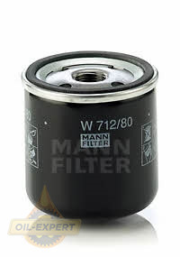 Mann-filter Фільтр масляний MANN-FILTER W 712/80 - Заображення 1
