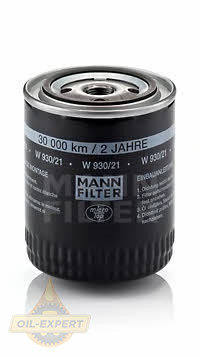 Mann-filter Фильтр масляный MANN-FILTER W 930/21 - Картинка 1