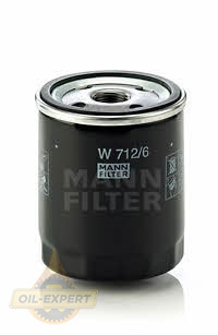 Mann-filter Фильтр масляный MANN-FILTER W 712/6 - Картинка 1