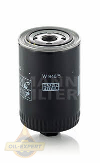 Mann-filter Фільтр масляний MANN-FILTER W 940/5 - Заображення 3