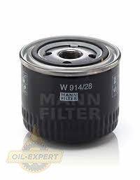 Mann-filter Фільтр масляний MANN-FILTER W 914/28 - Заображення 2