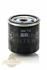 Mann-filter Фільтр масляний MANN-FILTER MW 712 - Заображення 1