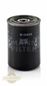 Mann-filter Фільтр масляний MANN-FILTER W 816/80 - Заображення 2