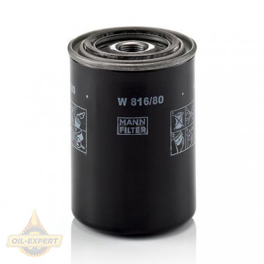 Mann-filter Фільтр масляний MANN-FILTER W 816/80 - Заображення 1