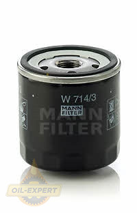 Mann-filter Фільтр масляний MANN-FILTER W 714/3 - Картинка 1