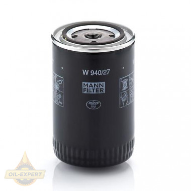 Mann-filter Фільтр масляний MANN-FILTER W 940/27 - Картинка 1