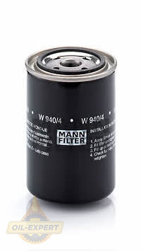 Mann-filter Фільтр масляний MANN-FILTER W 940/4 - Картинка 1