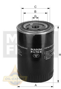 Mann-filter Фильтр масляный MANN-FILTER W 68/80 - Картинка 1