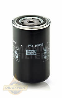Mann-filter Фільтр масляний MANN-FILTER WD 940/26 - Заображення 1