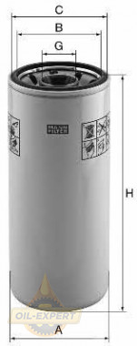 Mann-filter Фільтр масляний MANN-FILTER W 1223 - Картинка 1