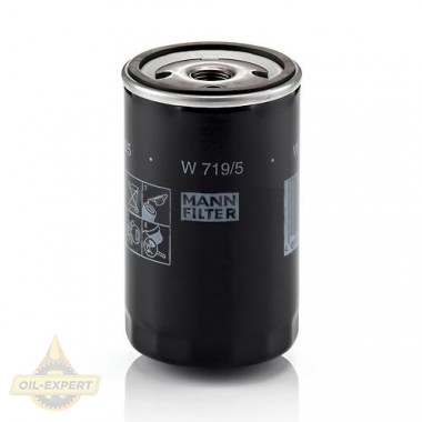 Mann-filter Фільтр масляний MANN-FILTER W 719/5 (10) - Заображення 1