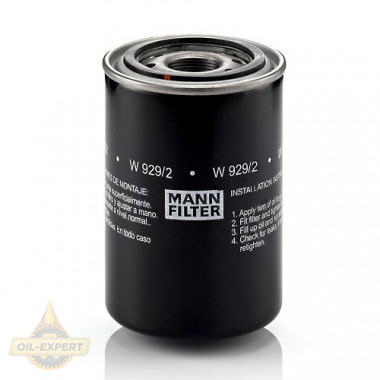 Mann-filter Фільтр масляний MANN-FILTER W 929/2 - Картинка 1
