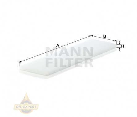 Mann-filter Фільтр салону MANN-FILTER CU 3403 (10) - Заображення 1