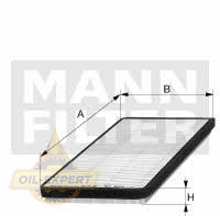 Mann-filter Фільтр салону MANN-FILTER CU 2136 - Заображення 1