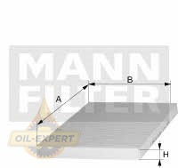 Mann-filter Фільтр салону MANN-FILTER CU 4615 - Заображення 1