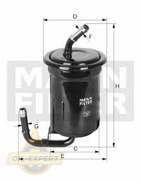 Mann-filter Фильтр топливный MANN-FILTER WK 614/13 - Картинка 1