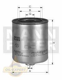 Mann-filter Фильтр топливный MANN-FILTER WK 9048 X - Картинка 1