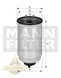 Mann-filter Фильтр топливный MANN-FILTER WK 965/4 X - Картинка 1