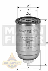 Mann-filter Фильтр топливный MANN-FILTER WK 724/4 - Картинка 1