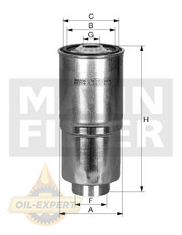 Mann-filter Фильтр топливный MANN-FILTER WK 730/2 - Картинка 1
