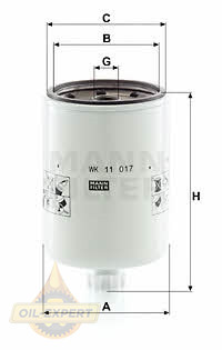 Mann-filter Фільтр паливний MANN-FILTER PL 601 - Заображення 1