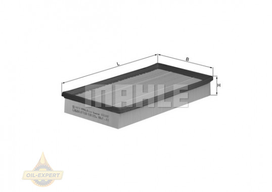 Mahle/knecht Фильтр воздушный MAHLE/KNECHT LX 684 - Картинка 2