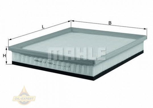 Mahle/knecht Фильтр воздушный MAHLE/KNECHT LX 1583 - Картинка 1