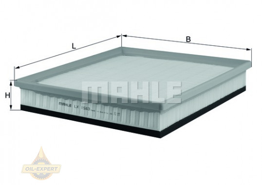 Mahle/knecht Фильтр воздушный MAHLE/KNECHT LX 1583 - Картинка 2