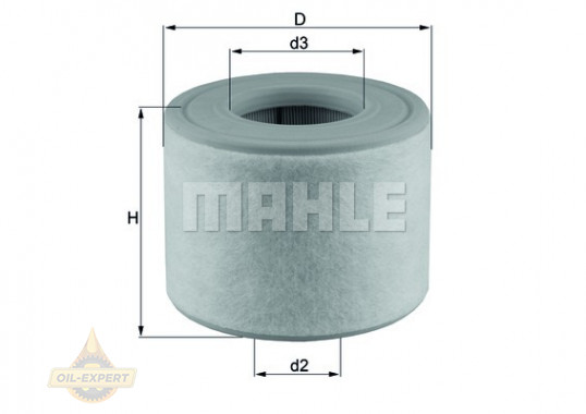 Mahle/knecht Фильтр воздушный MAHLE/KNECHT LX 2607/2 - Картинка 2