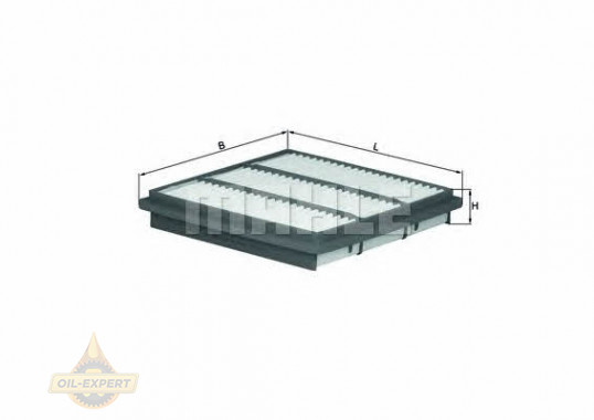 Mahle/knecht Фильтр воздушный MAHLE/KNECHT LX 989 - Картинка 1