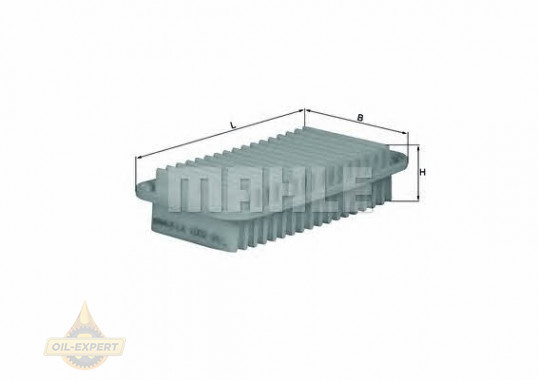 Mahle/knecht Фильтр воздушный MAHLE/KNECHT LX 1002 - Картинка 1