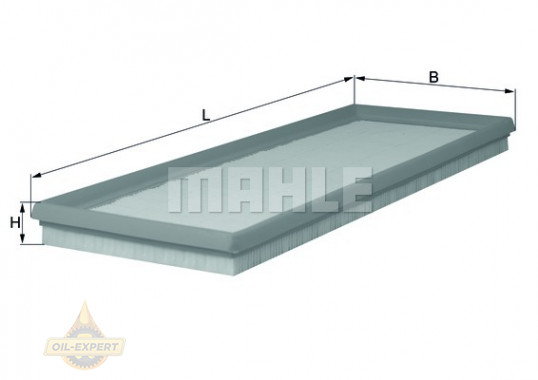 Mahle/knecht Фільтр повітряний MAHLE/KNECHT LX 118 - Заображення 2