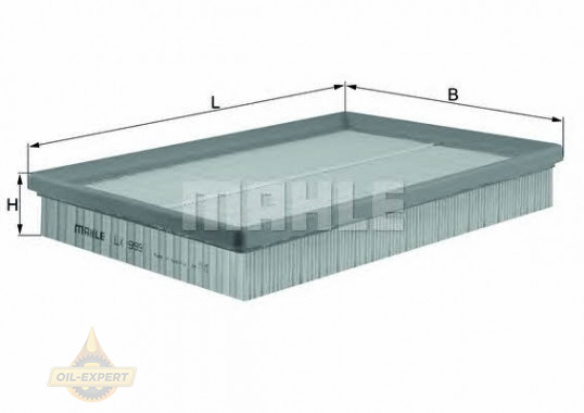 Mahle/knecht Фильтр воздушный MAHLE/KNECHT LX 999 - Картинка 1