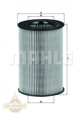 Mahle/Knecht Фильтр воздушный MAHLE/KNECHT LX 813 - Картинка 2