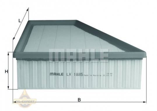 Mahle/knecht Фильтр воздушный MAHLE/KNECHT LX 1885 - Картинка 2