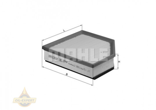 Mahle/knecht Фильтр воздушный MAHLE/KNECHT LX 1593/2 - Картинка 2