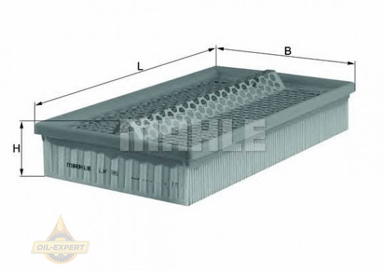 Mahle/Knecht Фильтр воздушный MAHLE/KNECHT LX 95 - Картинка 1