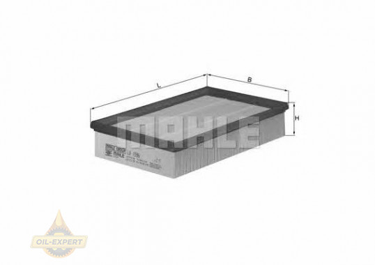Mahle/knecht Фильтр воздушный MAHLE/KNECHT LX 1596 - Картинка 1