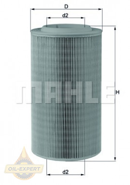 Mahle/knecht Фильтр воздушный MAHLE/KNECHT LX 2059 - Картинка 2