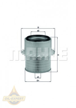 Mahle/knecht Фильтр воздушный MAHLE/KNECHT LX 673 - Картинка 2