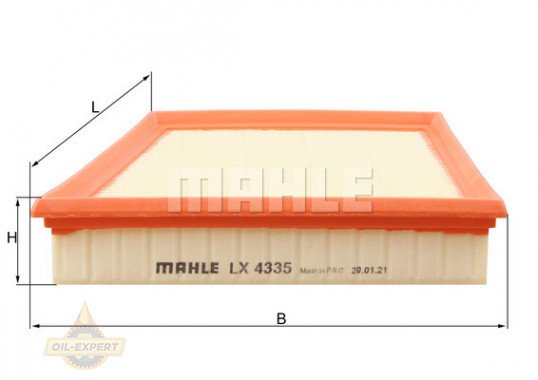 Mahle/knecht Фильтр воздушный MAHLE/KNECHT LX 4335 - Картинка 2