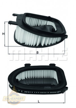 Mahle/knecht Фильтр воздушный MAHLE/KNECHT LX 3541 - Картинка 2