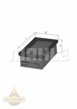 Mahle/Knecht Фильтр воздушный MAHLE/KNECHT LX 1293 - Картинка 1