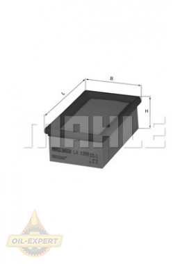 Mahle/Knecht Фильтр воздушный MAHLE/KNECHT LX 1293 - Картинка 2
