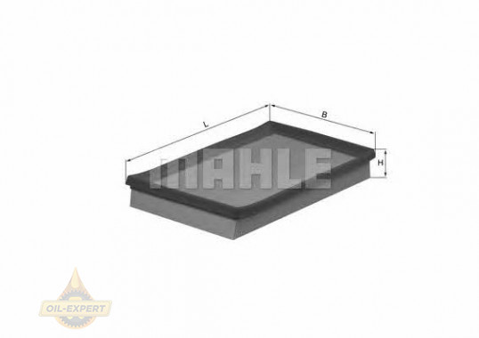Mahle/knecht Фільтр повітряний MAHLE/KNECHT LX 1633 - Заображення 1